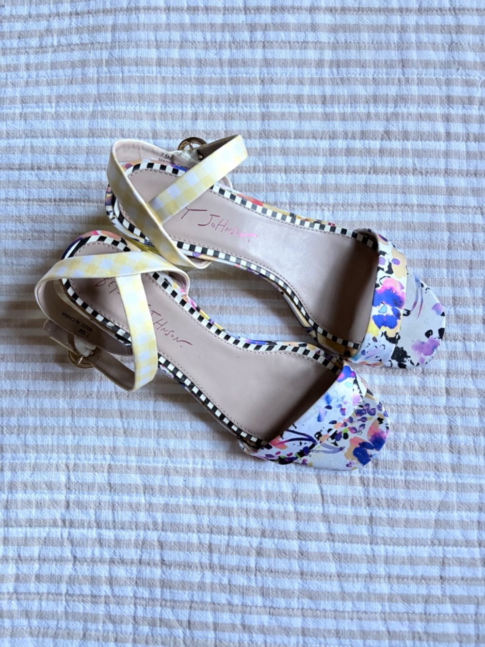 Betsey Johnson like new sandals - Picture 2 of 4